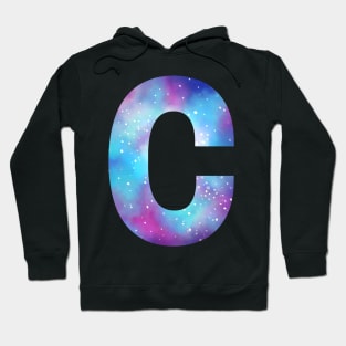 Letter C galaxy Hoodie